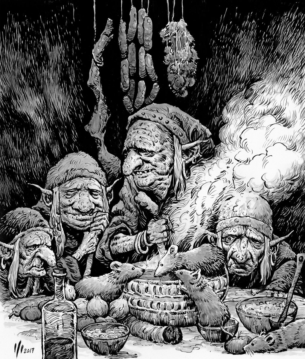 juanalbertohr's tweet photo. Aún no está terminado, pero este dibujo es muy especial para mí, pues es una muestra de cómo he ido avanzando en dos ilusiones: el trabajo a tinta con pincel de hace unos años y el trabajo digital de imitación de pintura al óleo. https://t.co/HBskYUZWwk