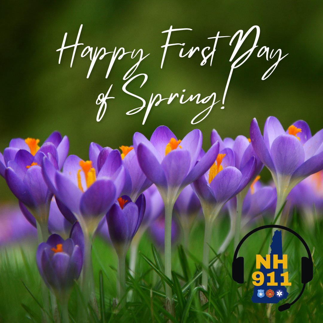 NewHampshire911's tweet photo. It’s the first day of spring! #TuesdayTip, #SpringClean your home’s emergency plans. Does everyone in your home know when and how to call #NH911 in an emergency? Do they know to #CallIfYouCanTextIfYouCant and to #KnowYourLocation? Practice your emergency evacuation plan. https://t.co/qDf6fSI22f