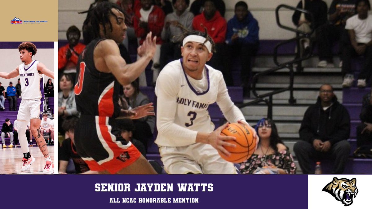 Congratulations Jayden Watts for earning NCAC All-Conference Honorable Mention.