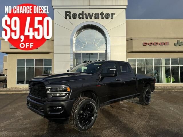 Save on NEW 2024 #RAM3500 & #RAM2500 #HeavyDutyDiesel models with No Charge #CumminsDiesel - that's $9,450 in savings! 

Click to view available New #HeavyDuty inventory: redwaterdodge.com/new-ram-redwat…

Get yours at #RedwaterDodge - we are #Alberta's No. 1 #CumminsDieselDealer!