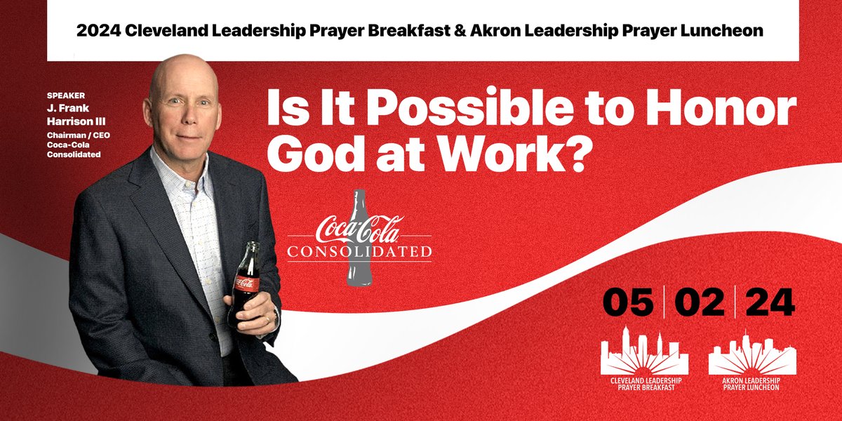 Spots are filling.  Register today for one of our May 2nd events in Cleveland or Akron with keynote speaker Frank Harrison, Chairman / CEO of Coca-Cola Consolidated. neoleadershipevents.com
