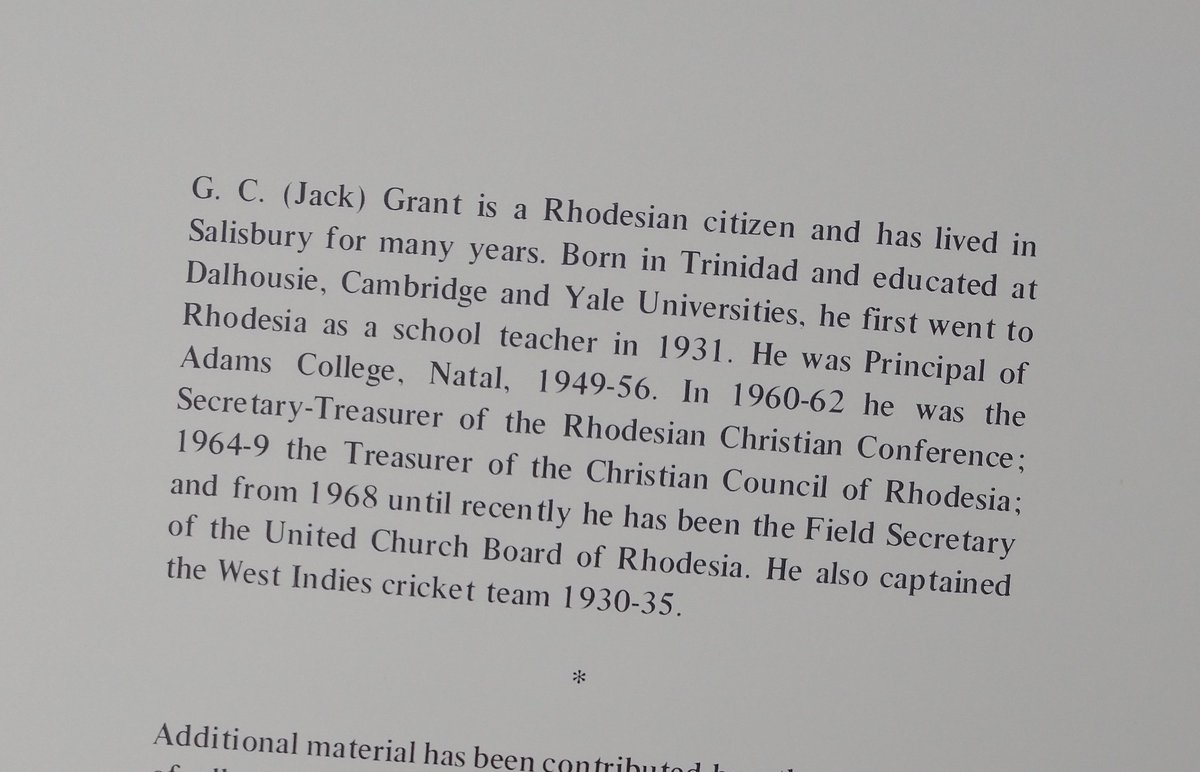 Sinews of empire: A schoolteacher in Rhodesia in the 1930s was simultaneously a captain of the West Indies cricket team.