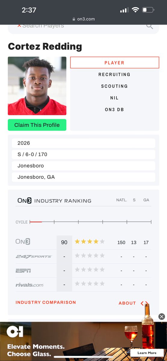 #AGTG🙏🏾 Blessed to be named a 4⭐️ and #13 Safety In the country!! @Brooks_DBU @CoachCarmichEAL @On3Recruits @JeremyO_Johnson @ChadSimmons_ @prepsrecruit @BALLERSCHOICE1 @CoachDaniels06 @BigFaceSportss