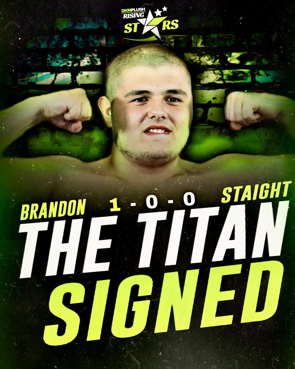 ⭐️HERE WE GO AGAIN⭐️

@BrandonStaight becomes Rising stars latest signee, Already has one impressive win in the scene, and we hope there is a lot more to come🔥

STAYED TUNED👀

#crossoverboxing