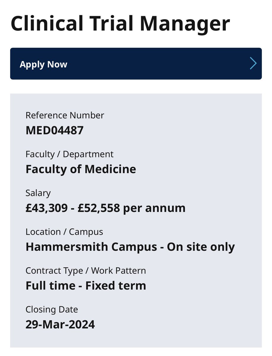 We are looking to #hire an experienced clinical trial manager for our future work on #psilocybin and opiate #addiction. See below for applying (experience with psychedelics is not required but with clinical trials is): imperial.ac.uk/jobs/search-jo…