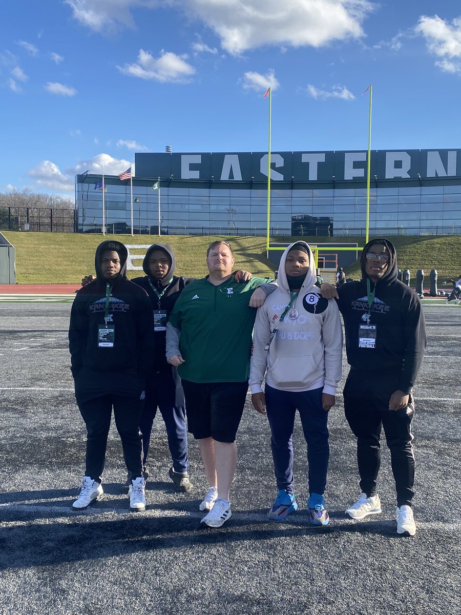 Thanks @Coach_Creighton @CoachBenNeedham for the great spring practice & opening your doors and making me feel welcome!!! @MilesOsei @Coach_Chandler2 @AllenTrieu @EDGYTIM