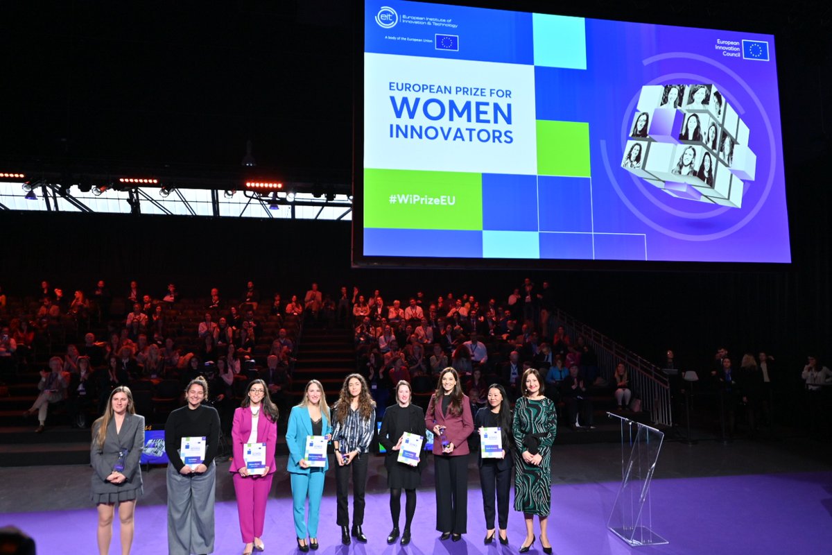 Congrats to this year's #WiPrizeEU winners! 🏆 We are so proud of all 10 exceptional women paving the way to a bright future! Meet the incredible winners: 👩‍💼Yuliia Bialetska 👩‍💼 Rana Sanyal 👩‍💼 María González Manso More here: eit.europa.eu/news-events/ne…