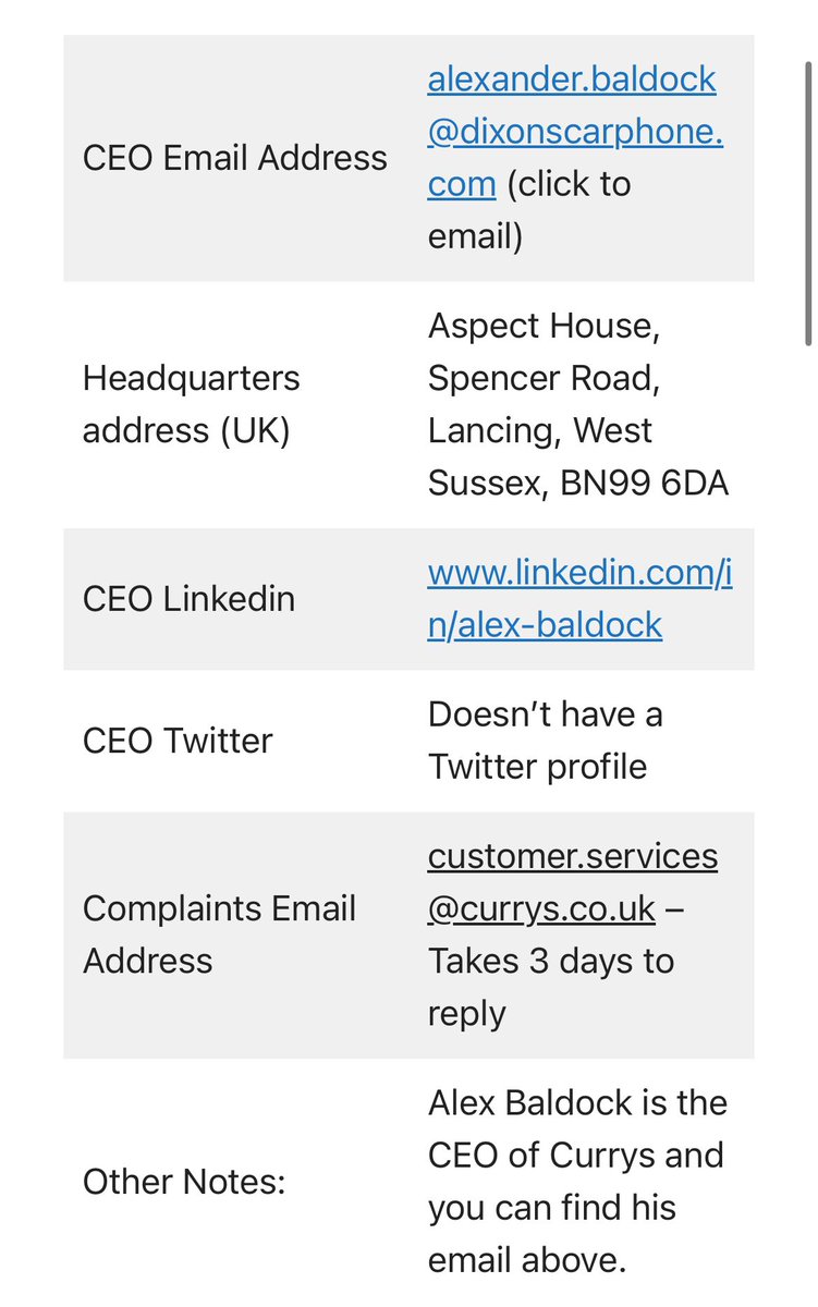 Becky_OB14's tweet photo. @MaxAGDench @Dani_Elizy_C @CurrysServices That’s terrible. Don’t know if this will help but… https://t.co/qXbrd5X2j4