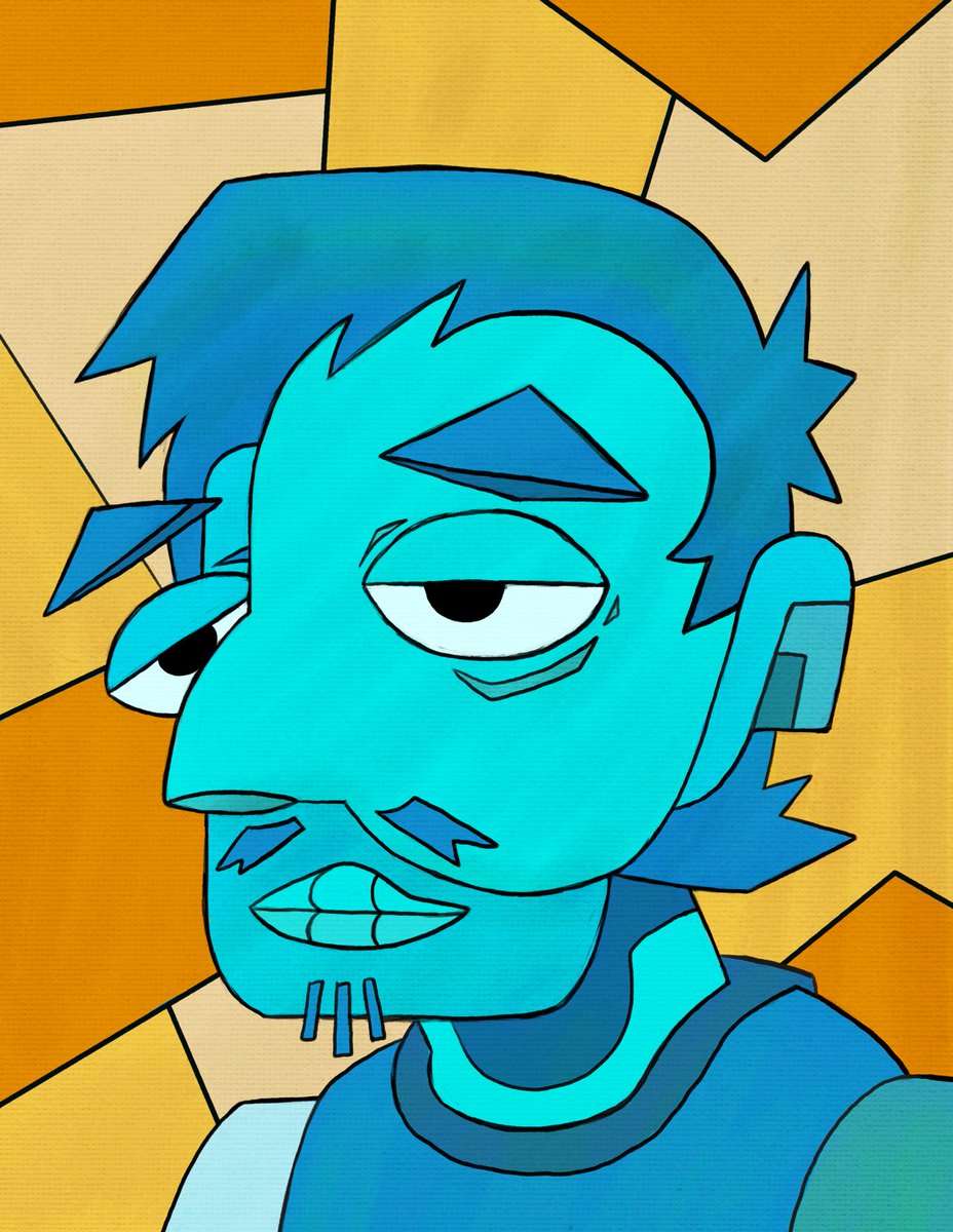 Art discord group said “cubism self portraits” last week 🖼️