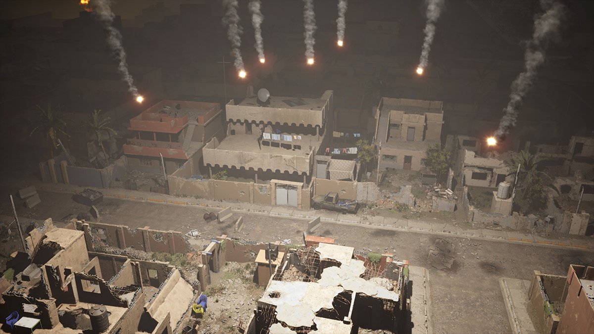 With Flares, enemy AI hunt for player flashlights and muzzle flashes, forcing players to make conscious decisions about factors never considered before — like using your equipment or even firing your weapon. #sixdaysinfallujah #fpsgame #warzone