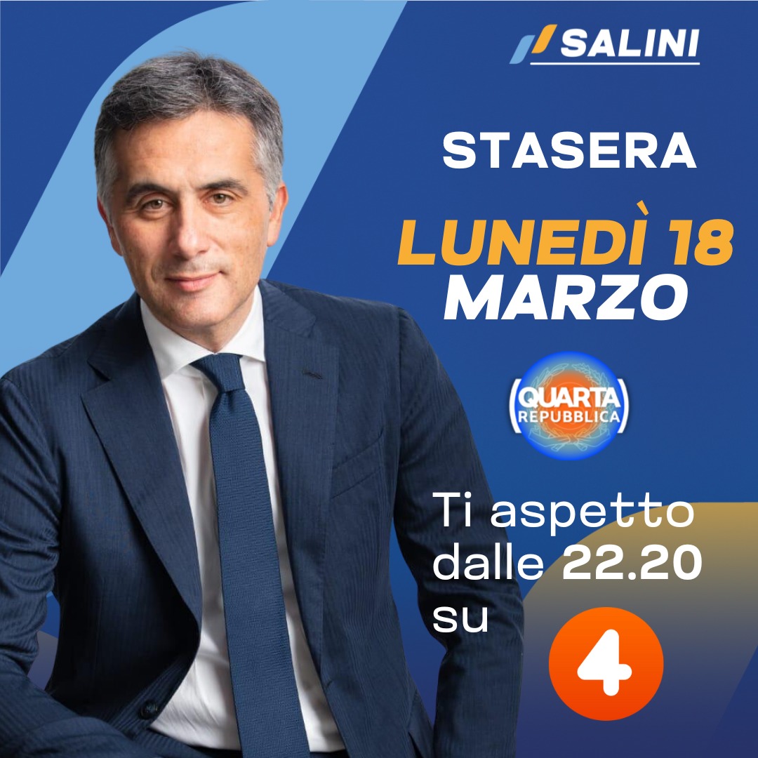 Questa sera su #Rete4, @QRepubblica, pronti ad approfondire le ultime novità che riguardano lo scenario internazionale. Aspetto i vostri commenti #quartarepubblica