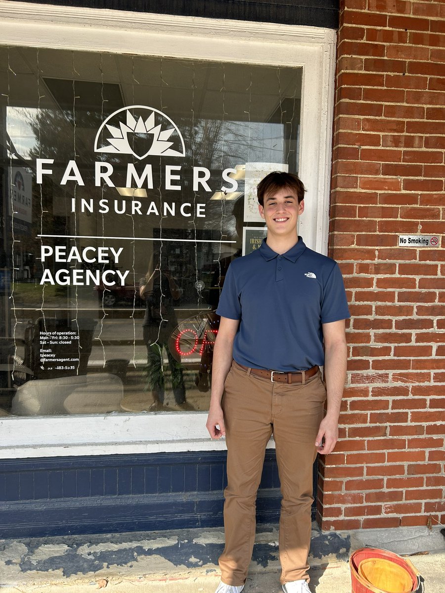Great to hear Kyle’s takeaways from his time shadowing at Farmers Insurance, Peacey Agency! Thanks for sharing your expertise! #CEO#careerexploration#wermedina