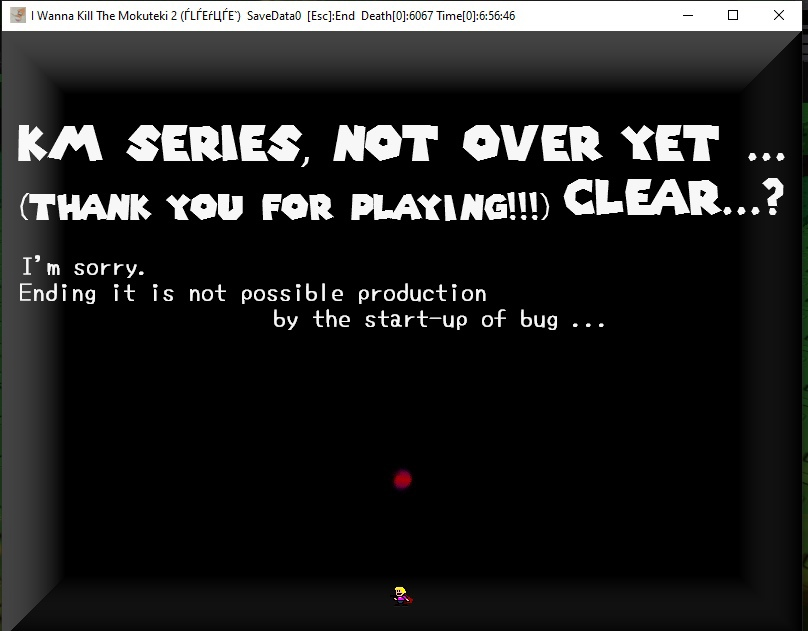 spkgmd's tweet photo. I Wanna Kill The Mokuteki 2 clear !! @Mokuteki112233 thank you for such a fun game to play. now i will attempt secret bosses. https://t.co/LXEWsG60om
