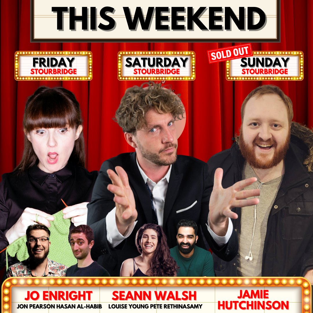 An amazing weekend of comedy coming up in Stourbridge! Five incredible shows to officially kick off the 10th anniversary celebrations for Fitz of Laughter Comedy Club at Katie Fitzgerald's! Book tickets at funnybeeseness.co.uk