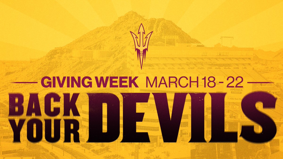 It's Back Your Devils Week 🔱

Your support ensures our student-athletes have the resources to perform and thrive both on and off the track 👏

Consider donating today: bit.ly/3wRjv6X

#ForksUp /// #BackYourDevils 😈