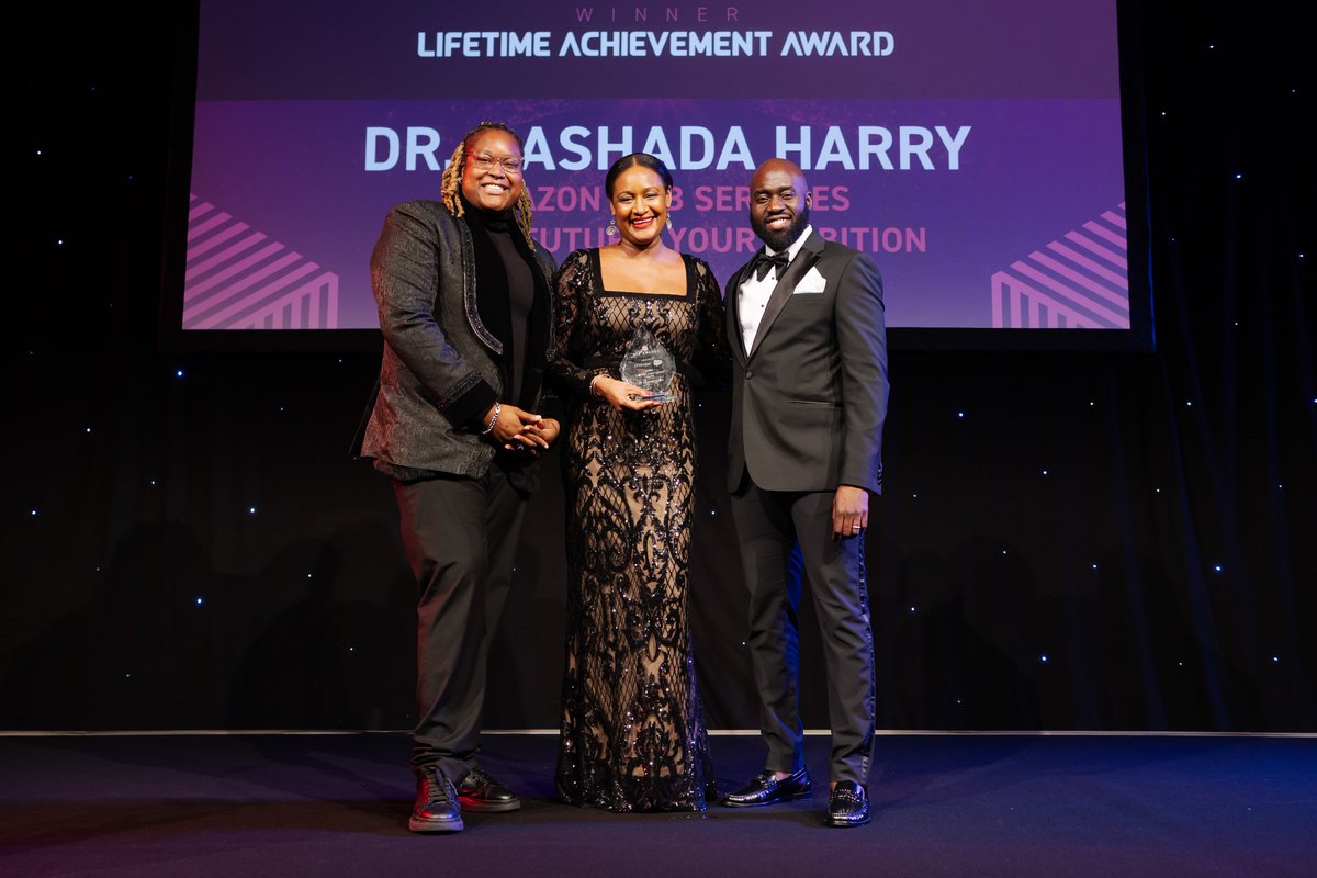 RashadaHarry's tweet image. An unforgettable night at
the Black Tech Achievement Awards. It was a celebration of Black excellence in the tech industry, &amp;amp; I&apos;m completely blown away to have been presented with a lifetime achievement award for my contributions to the tech industry 🏆#BTAAwards2024 #WomanInTech