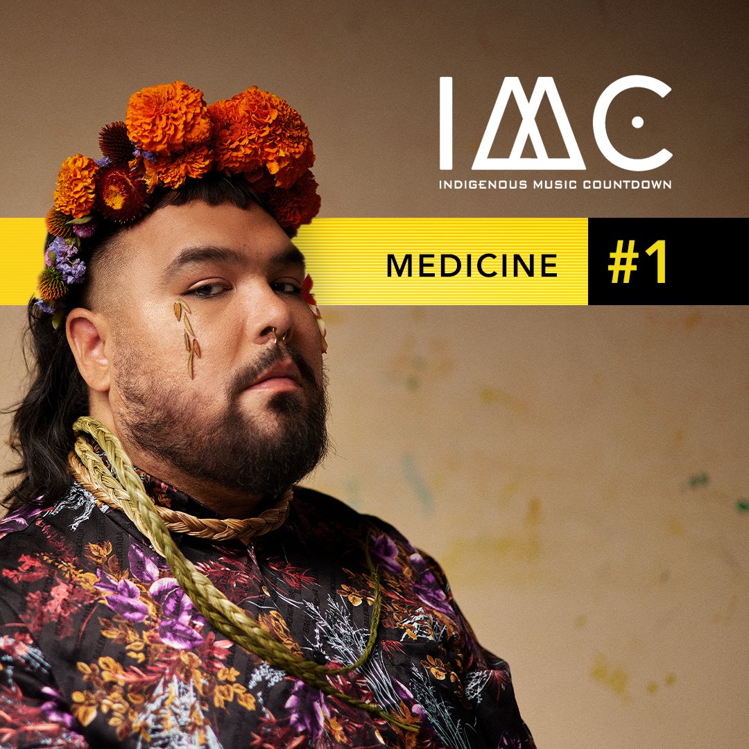 “Medicine” hit #1 on the @imcountdown !! Miigwetch for all the @sebastiangaskin love and for voting each week!

#ishkoderecords #songsfortheeigthfire #medicine #1 #imcountdown