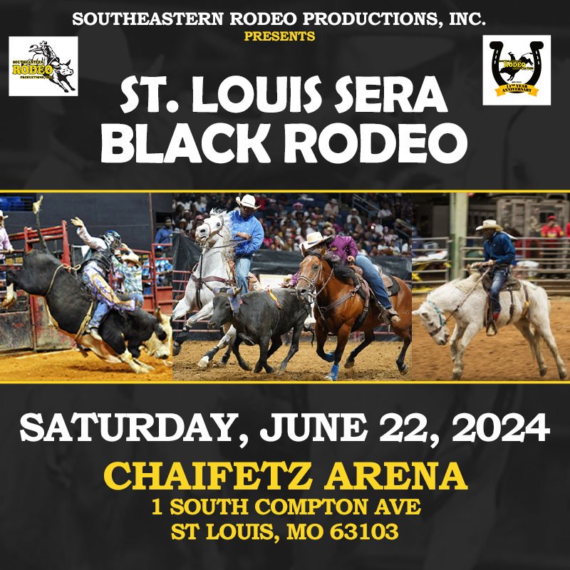 PRESALE ALERT 🚨 The St. Louis SERA Black Rodeo is returning to Chaifetz Arena on June 22! Presale is live NOW! Use code: CHAIFETZ 🎟️ bit.ly/BlackRodeo6-22 *Valid online only, offer ends 3/21 11:59pm