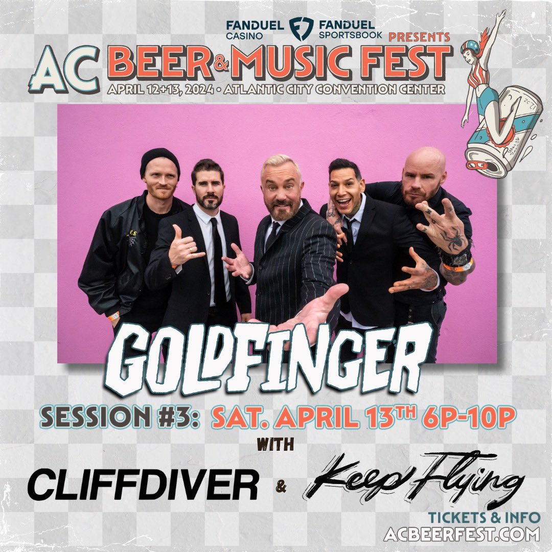 We’re closing out this years @ACBeerFest on Saturday April 13th! Time to make those plans and dance all night with us!