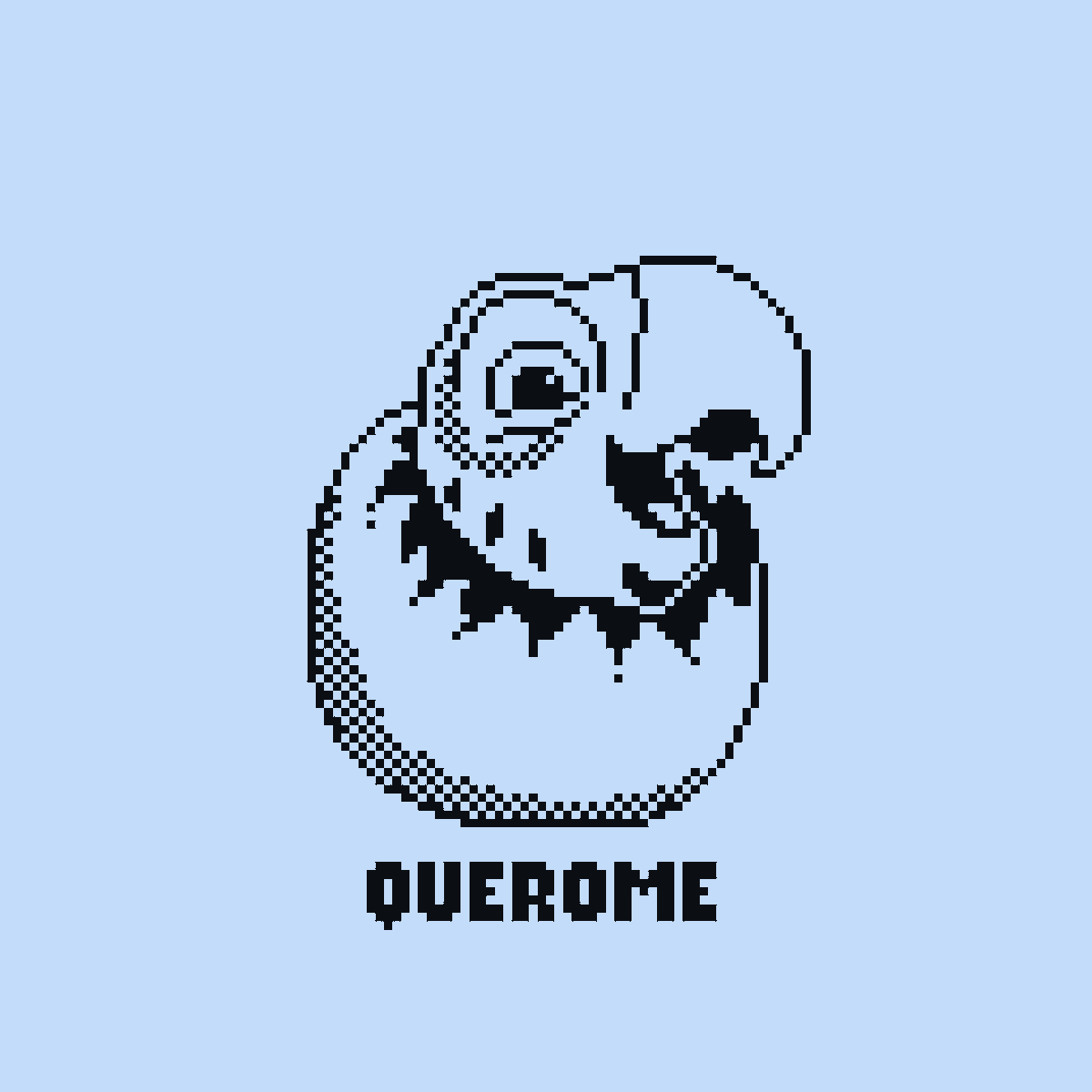 Querome_'s tweet photo. Intentando el 1 bit #pixelart https://t.co/YmipYq4ams