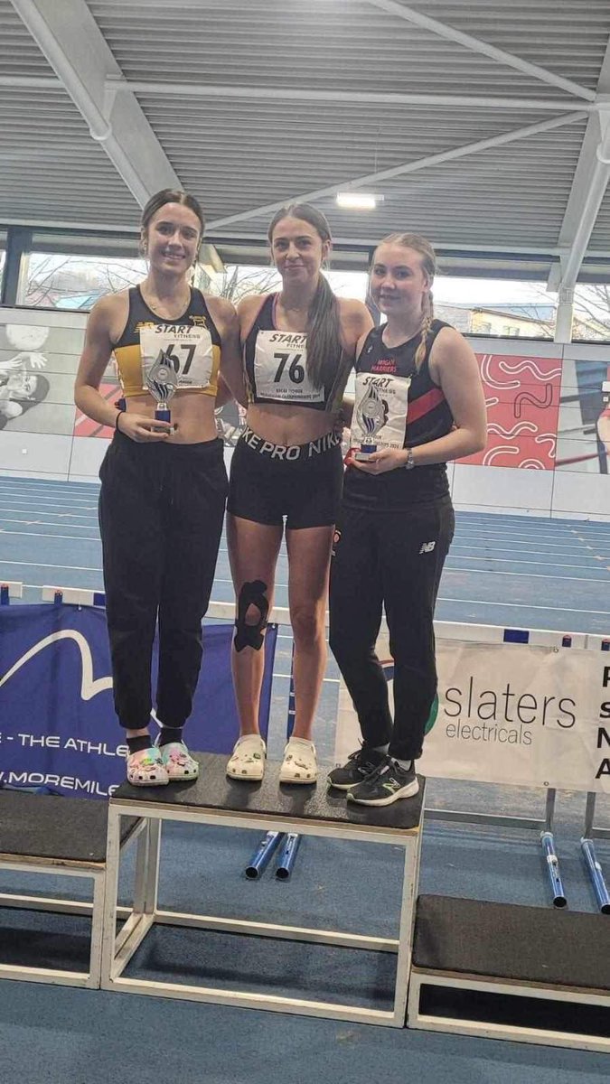 🥈 SILVER for u17 Victoria A at NECCA indoor pentathalon at Gateshead College Academy of Sport. Victoria gained new PB’s in 60m & 60m hurdles. Congratulations Victoria, incredible effort 👏🏼