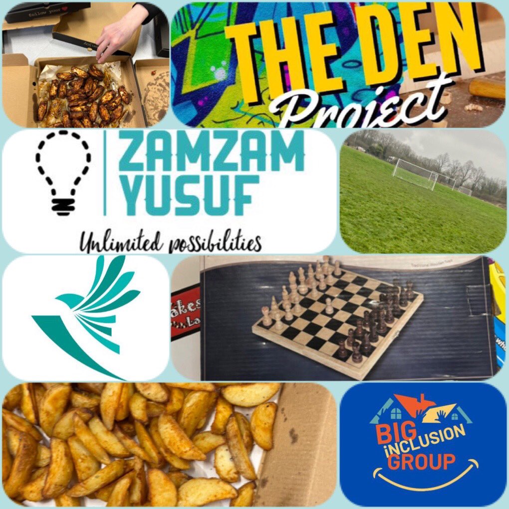 Choose Chess Chips Chicken Wings with a side of Soccer!!😅⚽️…or just Chill with Friends at the @BabingtonLWLAT Monday Den Project with @ZamZamUnlimited & @BigInclusion thanks to @LeicsPCC 😄⚽️🎶🏓🏀♟️ #Leicester #Community #MondayFunday