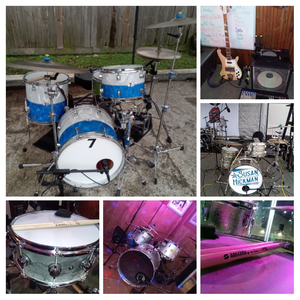 DPattersonMusic's tweet photo. Really grateful for all the work this weekend (6 gigs in 4 days).
#drummer #bassist #multiinstrumentalist #sessionmusician #texasmusician
#drums #rickenbackerbass #cympad #salyerspercussion #tnrproducts #sledgepad #dannypattersonmusic https://t.co/KTpXQRSQyY