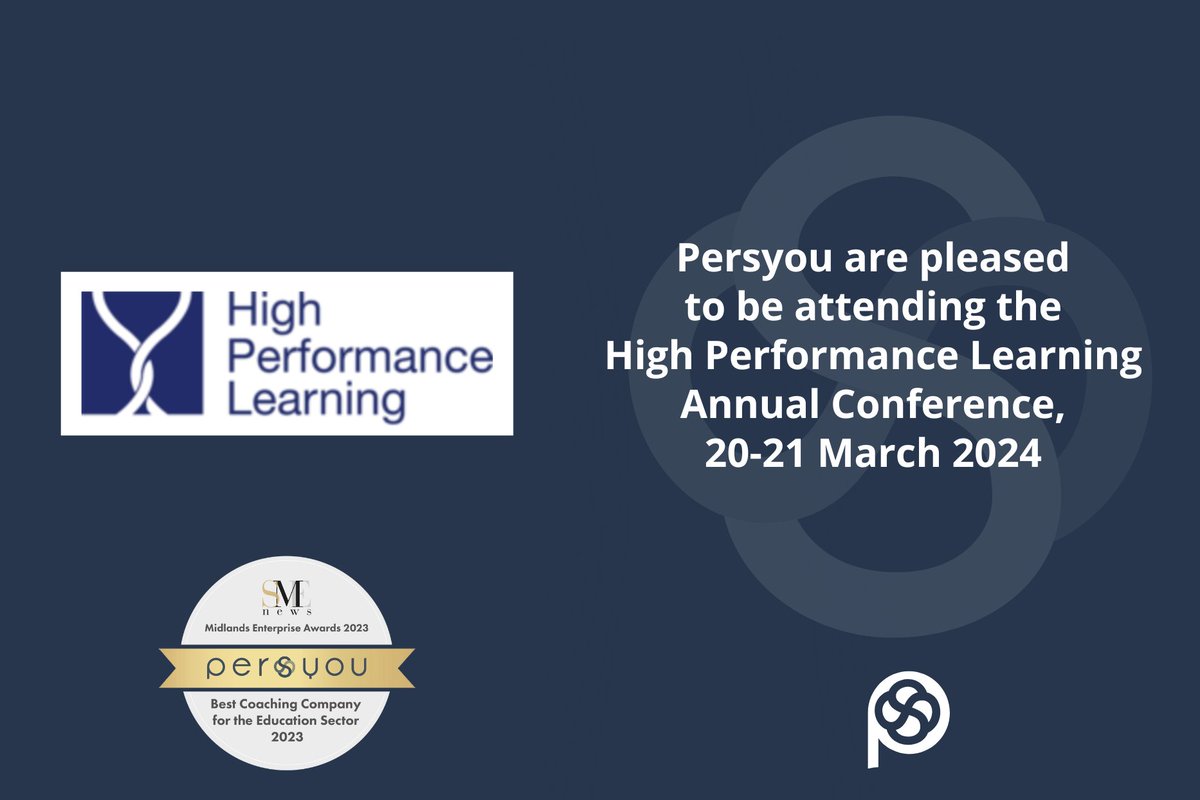 Are you attending @HPLedu Annual Conference, 'Connecting Vision to the Classroom', in Warwick later this week? We're looking forward to it - if you'll be there do come & say hello to @McKieNicholas Director of Persyou 👋 #highperformancelearning #coaching #schoolleaders #vision