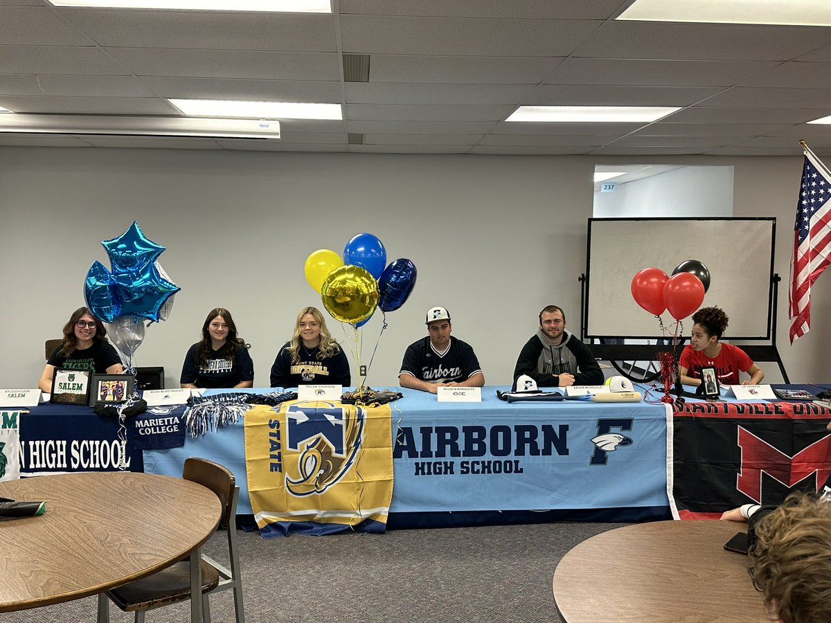 Congratulations to these athletes as they sign to take their academic and athletic talents to the next level.