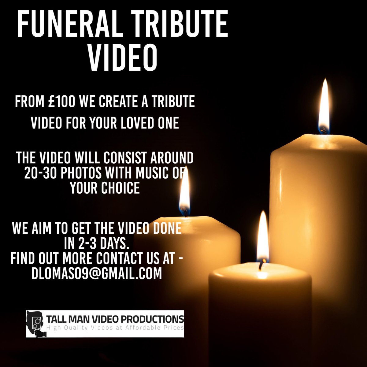 Our funeral tribute video service #LichfieldLocal