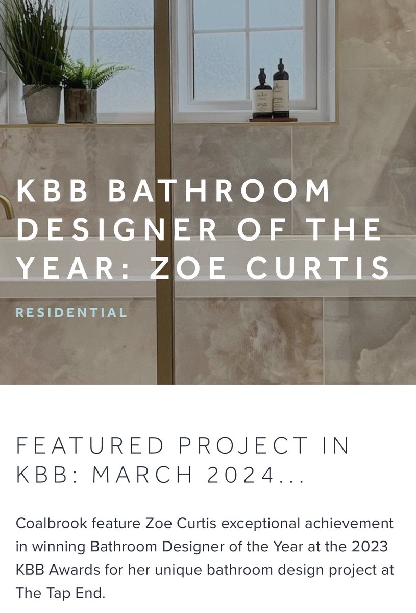 Read case study here>>> coalbrookuk.co.uk/casestudy/bath… #AwardWinningBathrooms by @TheTapEndDesign 🛁