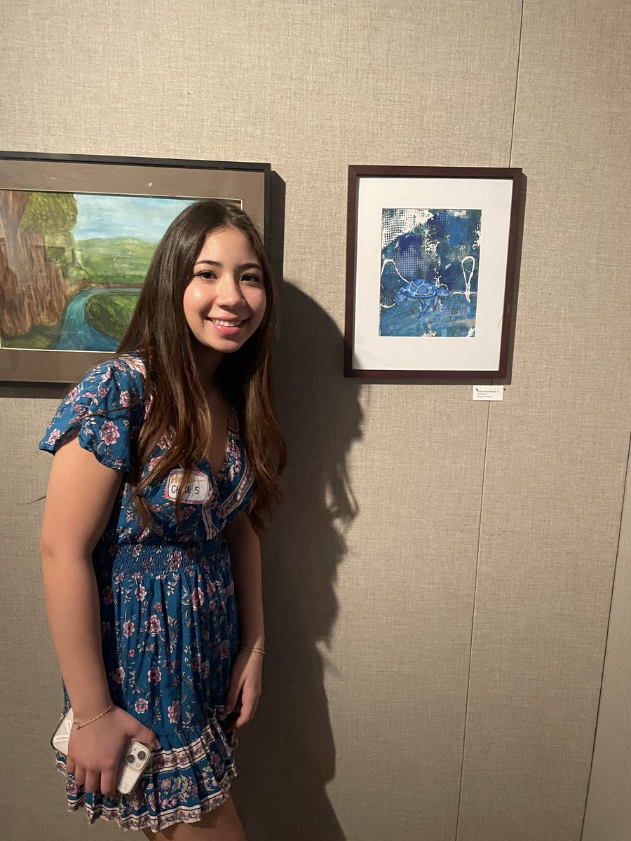 LanaArlene's tweet photo. The Eagle Nest Gallery was busy Thursday night at the Annual Student Invitational Reception! Thank you to our students’ many supporters for coming out to celebrate with us! @MrsBabbitt @MisterWehr @NazPrinMrB @NASD712Director https://t.co/f06pyXY5QI