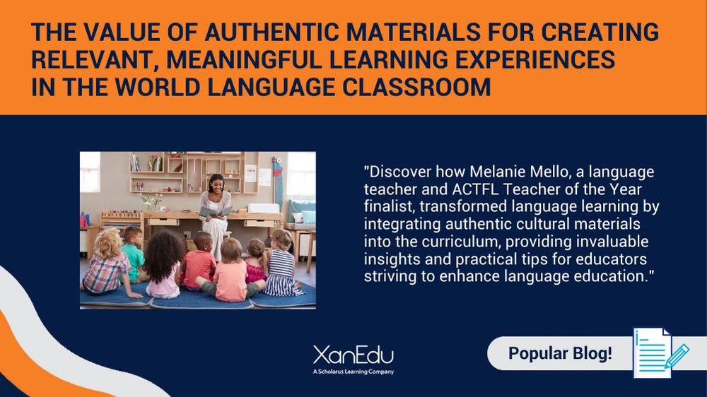 College was this teacher’s wake up call that grammar drills hadn’t prepared her to actually use English. Melanie guides teachers to tailor materials for all levels, using culturally-aligned resources like receipts, ads, podcasts, etc. 
Read more here:
hubs.la/Q02nD-Ql0