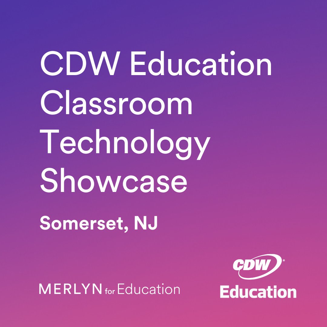 Heading to the @CDWCorp roadshow tomorrow? Join Merlyn Mind’s @timmerhod in Somerset, NJ, to learn more about Merlyn, our AI assistant for teachers. Merlyn’s voice control of technology is like an AI superpower, freeing teachers from their laptops and allowing them to focus on…