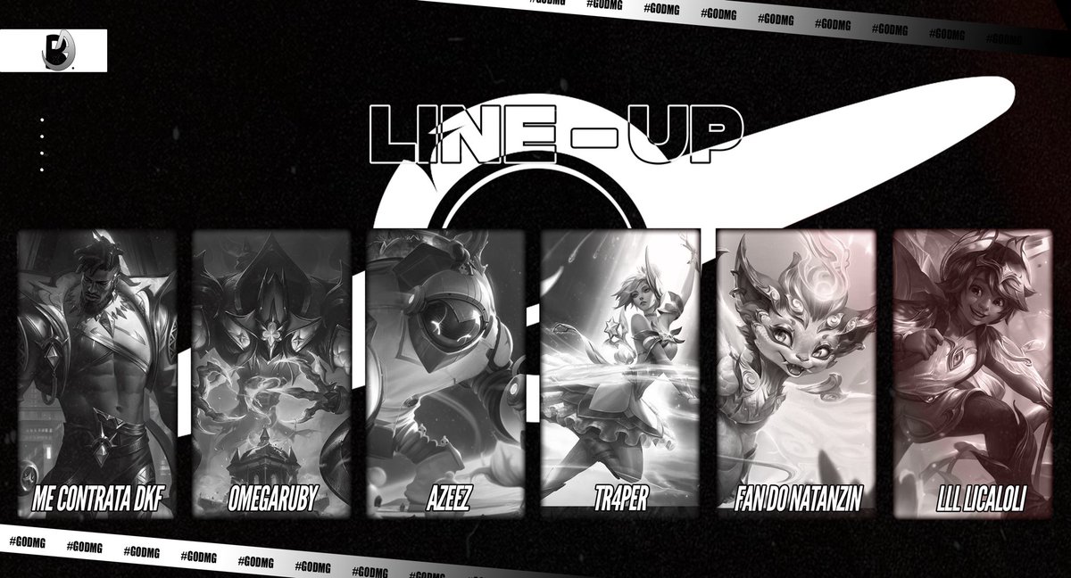ACABOU A ESPERA!!! A NOVA LINE DA CENTAUROS TÁ NO AR! ⚡️ 

Os Players são: Me Contrata DFK, Omegaruby, Azeez, Tr4per, Fan do Natanzin e LLL Licaloli 🎮💫 

Não deixe de conferir todas as novidades da Damage eSports aqui no X! 🪐✨