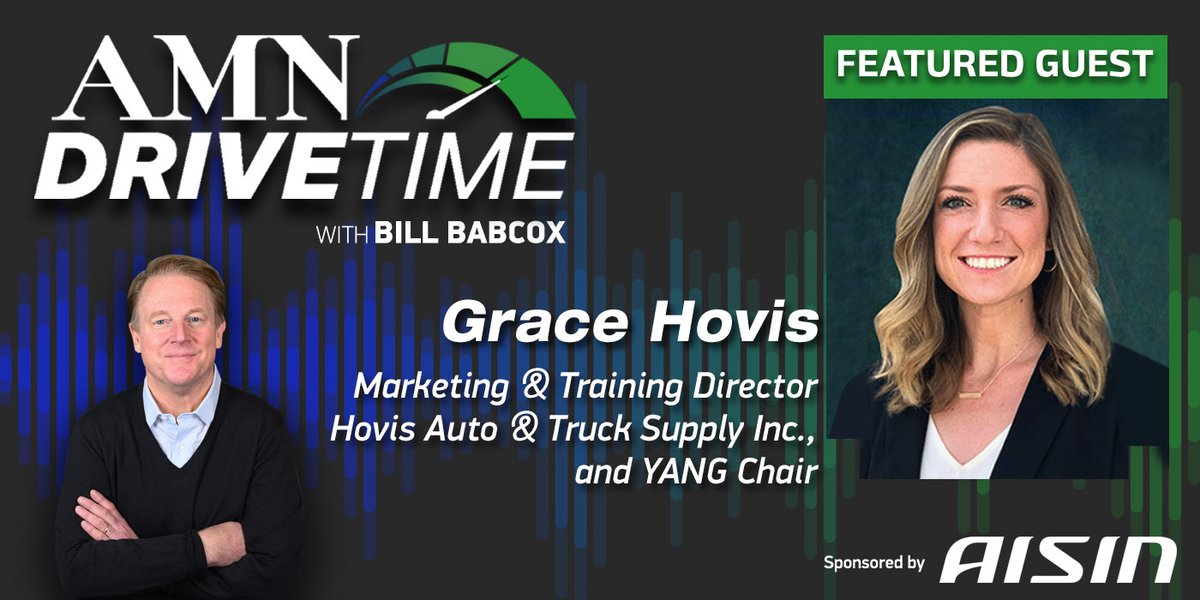 Grace Hovis of Federated member Hovis Auto & Truck Supply is featured in the latest episode of the AMN Drivetime podcast. bit.ly/491q9VM @HovisAutoSupply