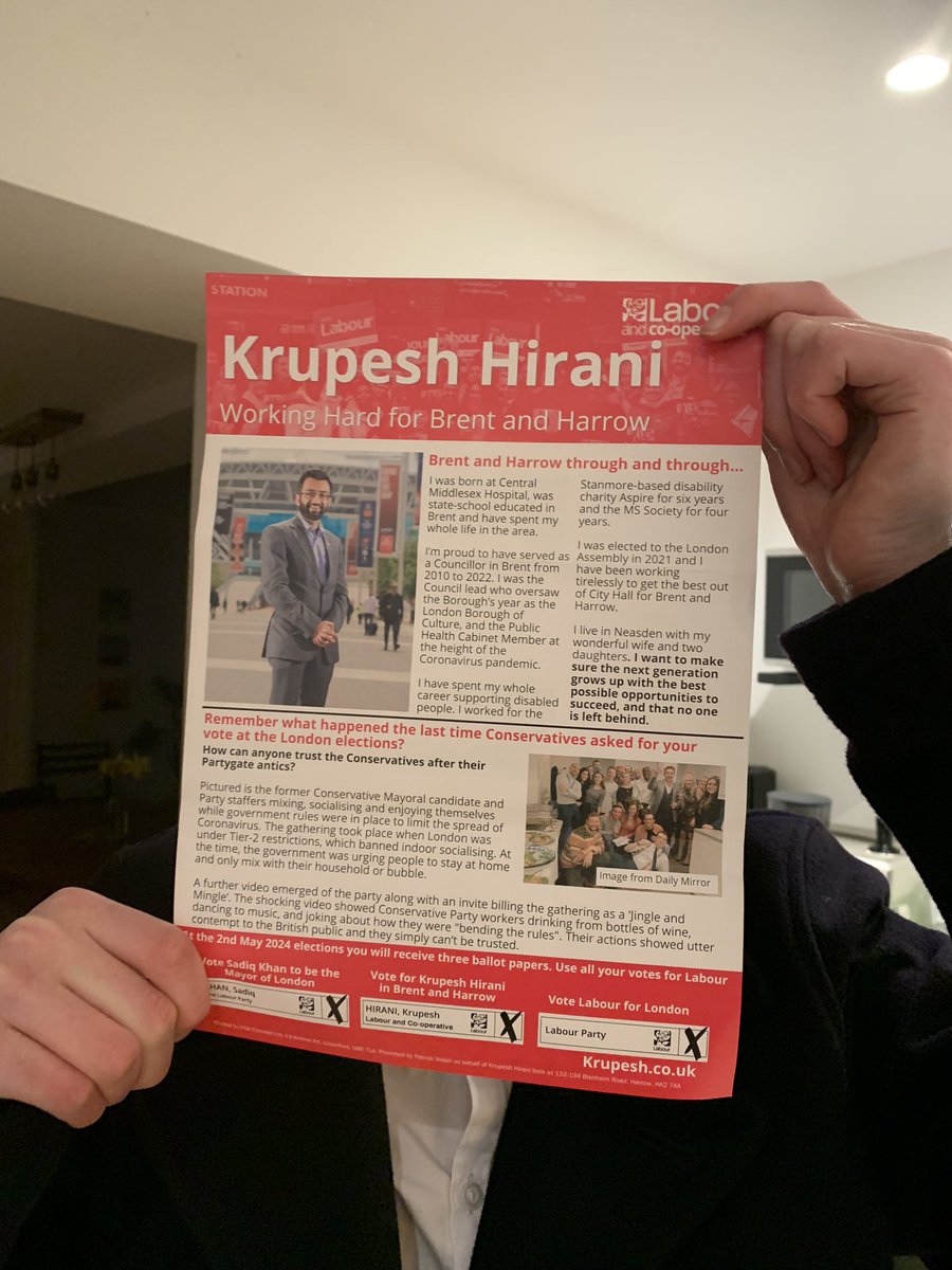Eldest son volunteered for his first Labour leaflet drop today - for @KrupeshHirani - #parentingwins! 

Events.labour.org.uk