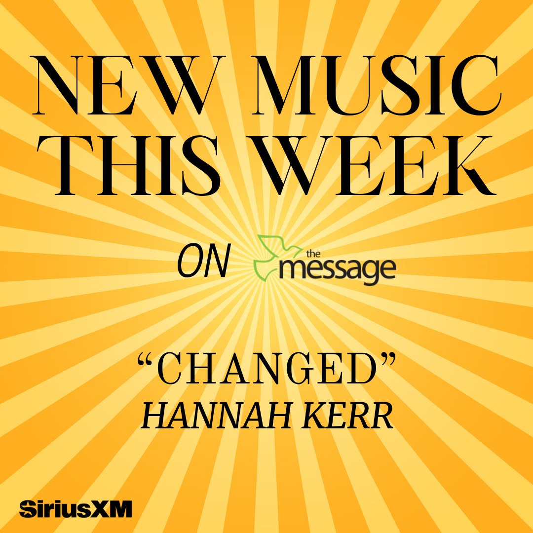 #siriusxmthemessage
@hannahkerr