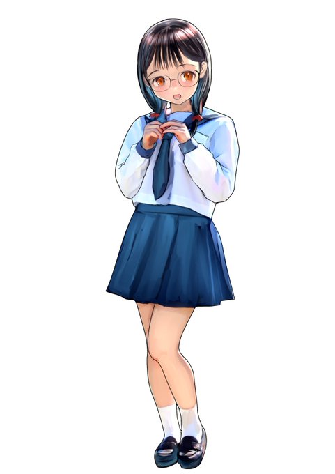 「青いスカート 学生服」のTwitter画像/イラスト(新着)｜21ページ目