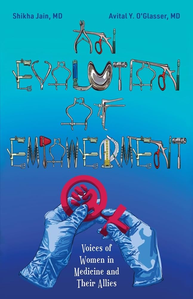 Hi #MedBookClub! We're so excited for our discussion of 'An Evolution of Empowerment' edited by @ShikhaJainMD and @aoglasser ! Let's start by introducing ourselves - include your name, where you are joining from, and one thing bringing you joy during #WomensHistoryMonth