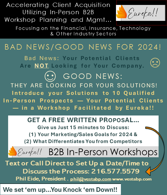 PropertiesProbe's tweet image. Bad News &amp;amp; Good News for the Insurance Industries! My company, Eureka!!, has a Cost-Effective, Proven Solution for the MYTH of &quot;Sales is a Numbers Game&quot;! See the Graphic below for Contact Information &amp;amp; How to receive a Free Proposal