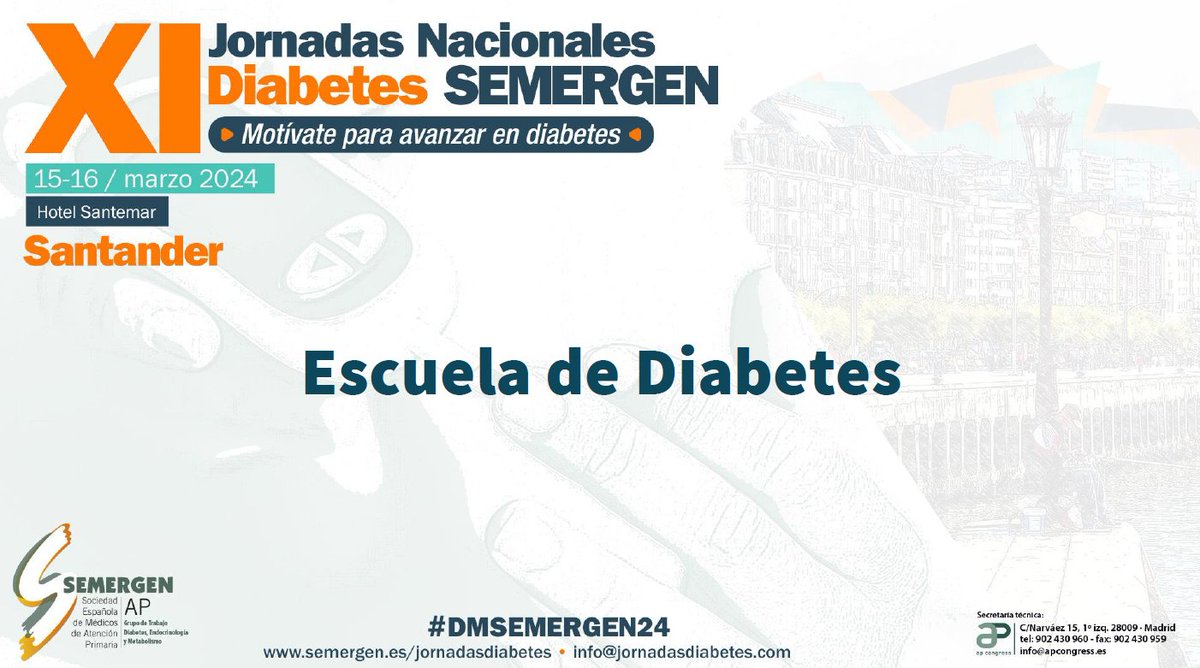 #DMSENERGEN24

Escuela de DM
Primera actividad desarrollada dentro del evento.

Muchas personas acudieron. Nos acompañaron en el viaje por el #diagnóstico y clasificación de la #DM, su #tratamiento, seguimiento, complicaciones, comorbilidades y deprescripción.

¿Aprendisteis?