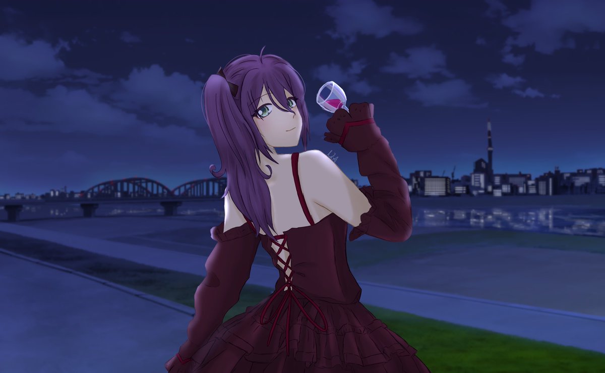 "How about a glass of wine, reader?"

Artist: <a href="/xcastleofglass/">𝐞𝓋𝐞𝐧 i̠f̠ 𝒕𝐡𝐞 𝑠𝑘𝑦 𝐝𝐨𝐞𝐬 𝖋𝒂𝒍𝒍.</a>