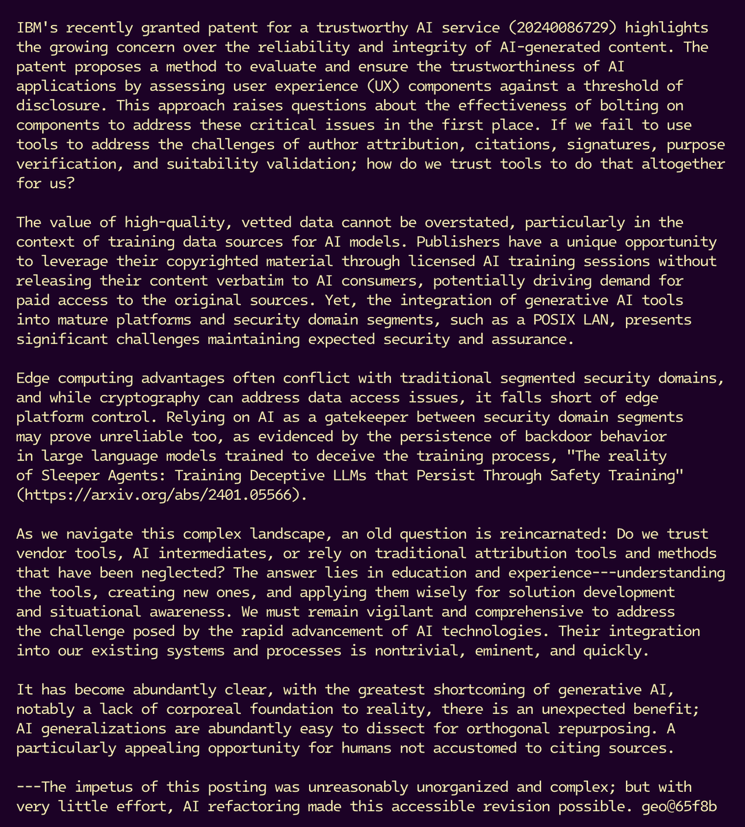 George Georgalis tweet media