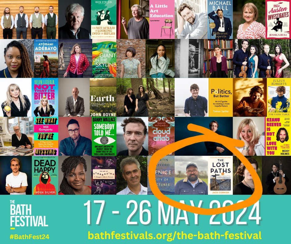 Hey, that's me!
I'm really looking forward to talking about The Lost Paths at #BathFest24