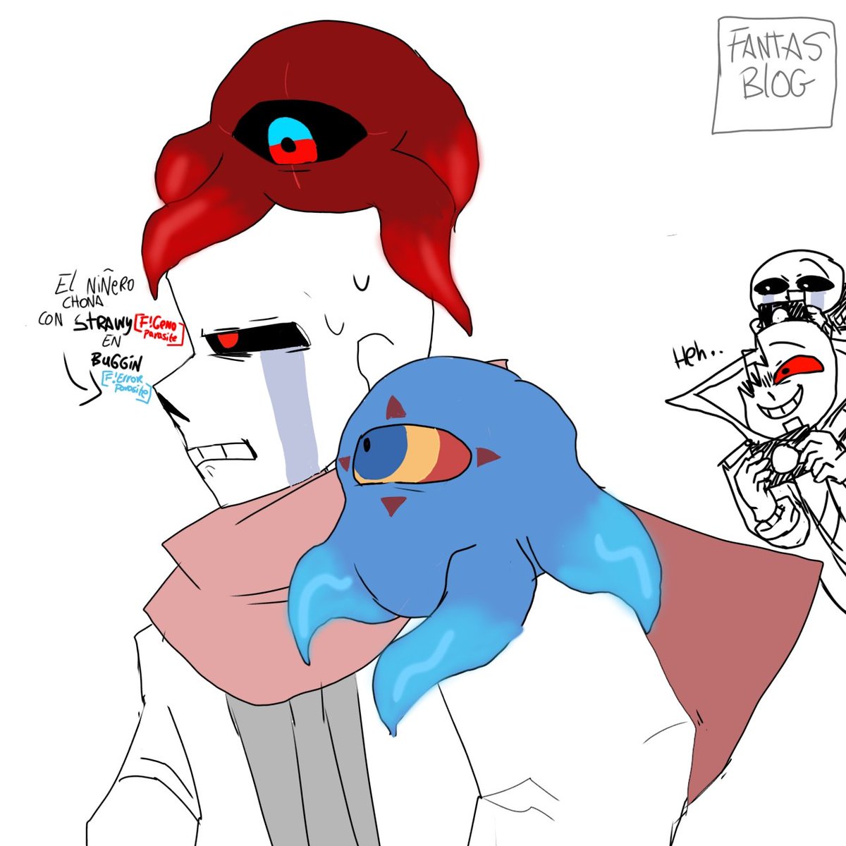 fanta_blog's tweet photo. Chona babysitting with strawy a/d buggin  👀📸 
Characters and by:
Strawy[F!GENO SANS PARASITE] a/d chona(Strawmint shipchild)-me
Buggin[F!ERROR SANS PARASITE] -@DG_BOOMS
Naga!sans - @dg_ring
Psycho!sans - @LhPsycho

#utau #undertaleAU #utmvau #sansau #strawmint #parasite #utmv https://t.co/fEHFuSSKTD