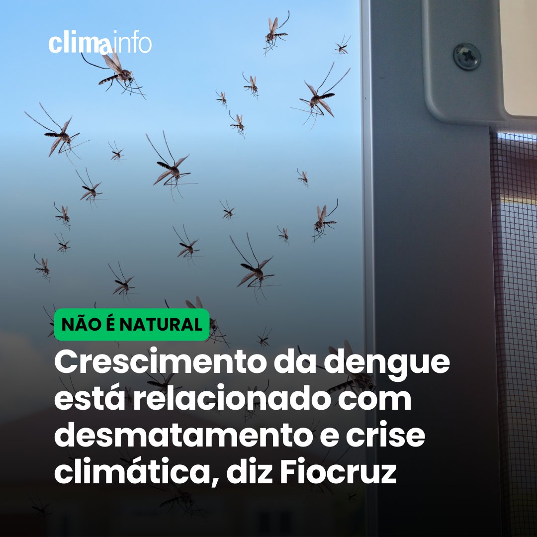 ClimaInfoNews's tweet photo. “No interior do Paraná, Goiás, DF e Mato Grosso do Sul, o aumento de temperaturas está se tornando quase permanente. A gente tinha cinco dias de anomalia de calor, agora são 20, 30 dias. Isso dispara o processo de transmissão da dengue", afirma pesquisador da @fiocruz 🧵 https://t.co/VwxLla3zLO