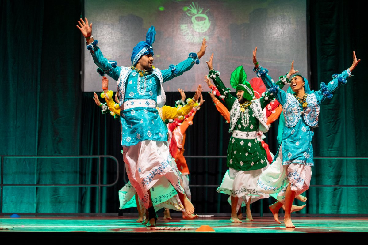 Cornell's tweet photo. Cornell Bhangra brought the buoyancy and joyfulness of Bhangra to their 21st PAO Bhangra competition on Saturday. The Cornell team was founded in 1996, making them one of the oldest and best collegiate teams in the country. https://t.co/dWNWATaL7G