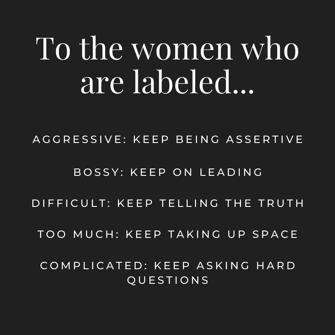 Celebrating women.
