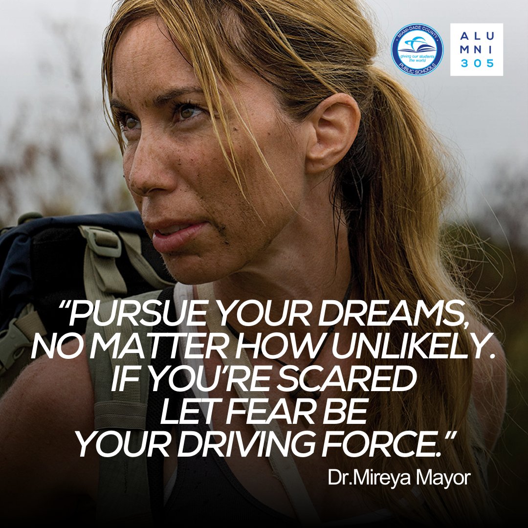 This #WomensHistoryMonth, let’s shine a spotlight on <a href="/MiamiSunsetSHS/">Miami Sunset SHS</a>  alumna — the extraordinary Dr. Mireya Mayor, a world-renowned primatologist, explorer, and the first female field correspondent for <a href="/NatGeo/">National Geographic</a>. Also Executive Director of Strategic Projects (1/3)